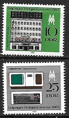 DDR postfrisch Michel-Nummer 2779-2780