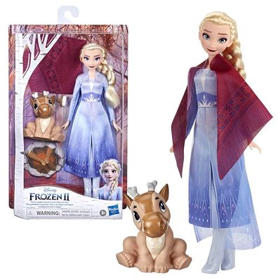 Elsa und Baby-Rentier | Puppen-Set | Disney Eiskönigin Frozen