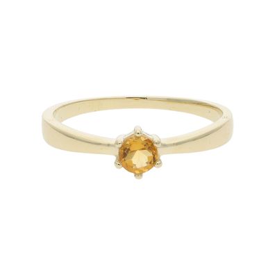 JuwelmaLux Ring 333/000 (8 Karat) Gold mit Citrin JL39-07-0844