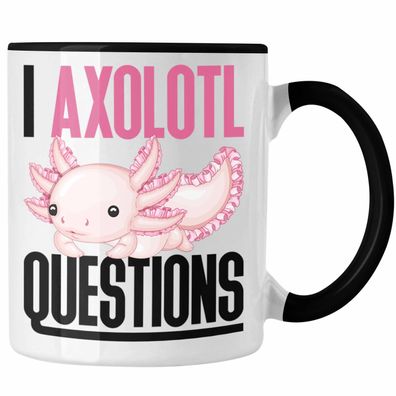Axolotl Tasse Geschenk Schwanzlurch Gamer I Axolotl Questions Geschenkidee fér Axolot
