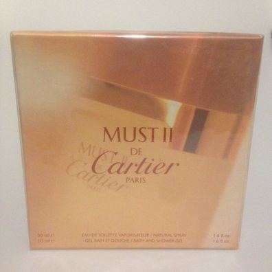 Cartier Must II de Cartier Eau de Toilette 50 ml + Shower Gel 50 ml