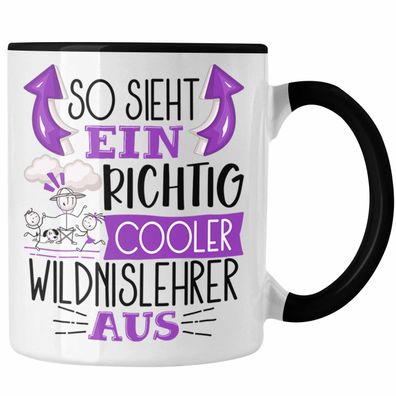 So Sieht Ein Richtig Cooler Wildnislehrer Aus Tasse Geschenk fér Wildnislehrer Geburt