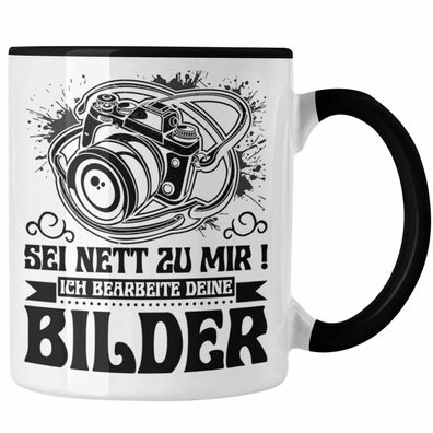 Fotograf Tasse Geschenk Sei Nett Zu Mir Ich Bearbeite Deine Bilder Kameramann Kamera