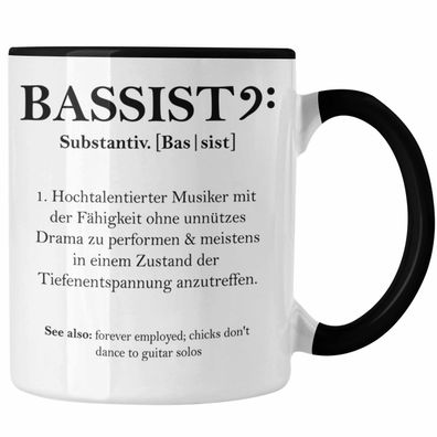 Bassist Tasse Geschenk Definition Lustiger Spruch Bass-Spieler Geschenkidee