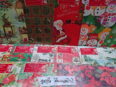 altes Anco Weihnachtspapier Geschenkpapier 50x74cm OVP SET-Angebote