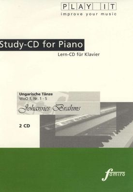 Johannes Brahms (1833-1897): Study-CD Piano - Ungarische Tänze, WoO 1, Nr 1-5 - - ...