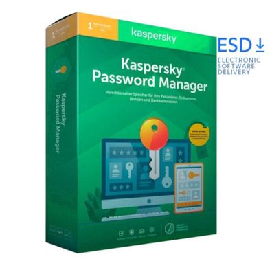 Kaspersky Password Manager|1Nutzer/ unlimited Geräte|1 Jahr stets aktuell|eMail|ESD