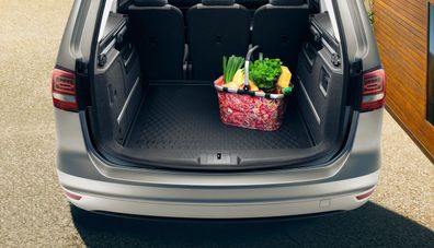 Gepäckraumschale für den Extra-Schutz im Kofferraum für den VW Sharan
