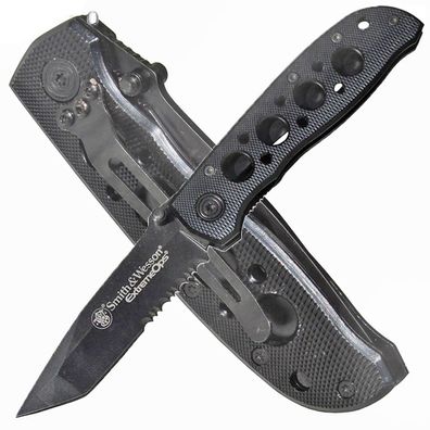 Smith & Wesson Taschenmesser Einhandmesser Extreme Ops Black Tanto