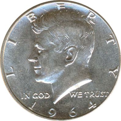 USA Half Dollar 1964 John F. Kennedy Silber*