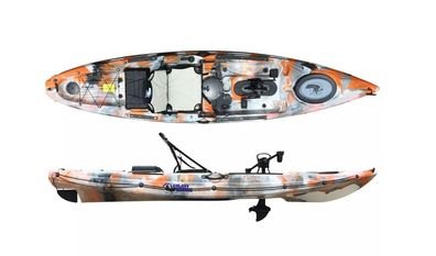 Galaxy Wahoo S Angelkajak Avanti Pedal Antrieb Propellerantrieb fishing kayak