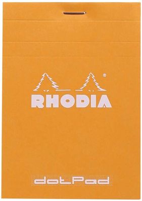 Rhodia 12558C DotPad (mit geometrischem Punktraster, liniert, dot grid, mikroperfo...