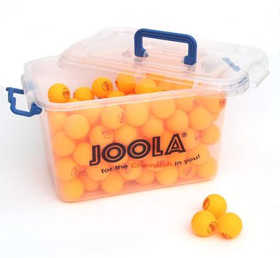JOOLA Tischtennisbälle Training 40+ Box 144 Stück orange