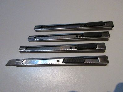 1 Cuttermesser, Folienmesser, Skalpell, Edelstahl rostfrei,9mm