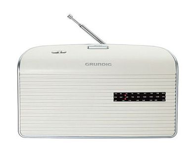Grundig Music 60 - Radio - 0.5 Watt - weiß, Silber