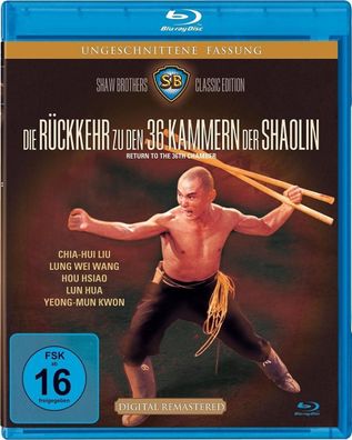 Die Rückkehr zu Den 36 Kammern der Shaolin (Blu-Ray] Neuware