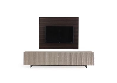 TV Wand Paneel Verkleidung Holz Luxus rtv Wohnzimmerwand Fernseh Möbel