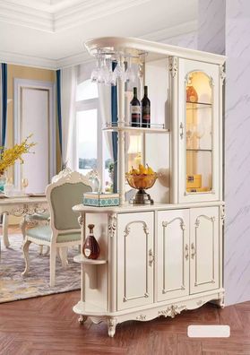 Barschrank für das Esszimmer klassische perlweiße Möbel neuer Luxus