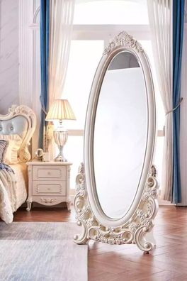 Bodenspiegel im Wohnzimmer Holz klassisch white ein neuer Luxus im Innenraum