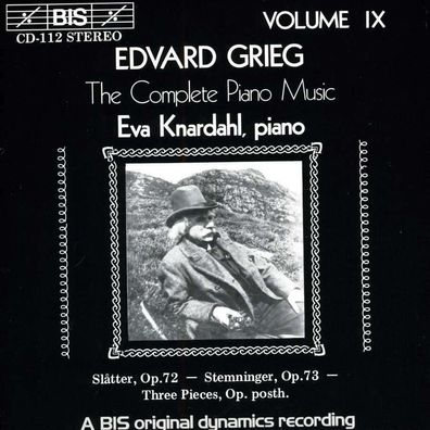 Edvard Grieg (1843-1907): Klavierwerke Vol.9 - - (CD / K)