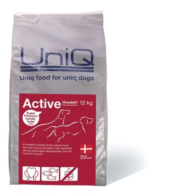 UniQ Active 12kg - Hundetrockenfutter - 100% glutenfrei