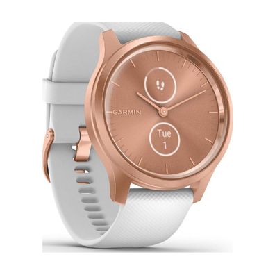 Garmin - 010-02240-00 - vivomove Style - Silikon - Rosegold/ Weiss