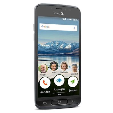 Doro 8040 Smartphone Schwarz Black Android LTE 16GB - Gebraucht - White Box