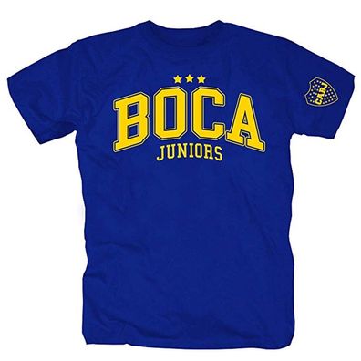 Boca Juniors CABJ Buenos Aires Club Atético Jugador Sterne T-Shirt S-5XL blau