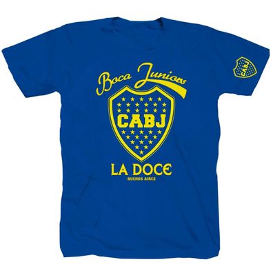 Boca Juniors CABJ Buenos Aires Diego La Doce Argentinien T-Shirt S-5XL blau
