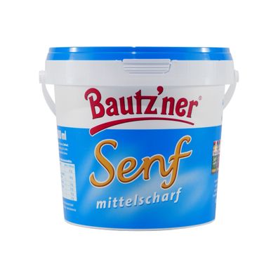 Bautzner Senf im Eimer -mittelscharf- 1,0L