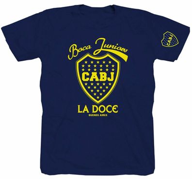 Boca Juniors CABJ Buenos Aires Diego La Doce Argentinien T-Shirt S-5XL navy
