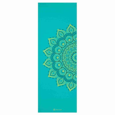 GAIAM Yoga Matte türkis mit Mandala 6 mm