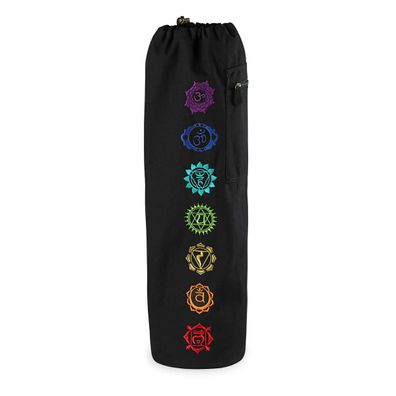 GAIAM Yoga Matten Tasche schwarz mit Chakra