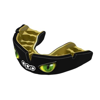 OPRO Zahnschutz Instant Custom Fit Camo Eyes schwarz/ grün