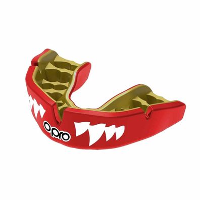 OPRO Zahnschutz Instant Custom Fit Jaws rot/ weiß