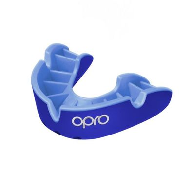OPRO Zahnschutz Silber Junior 2022 blau/ hellblau