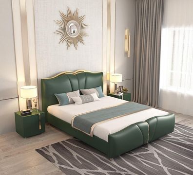 Design Doppelbett Bett Schlafzimmer Möbel 3tlg Set Betten Komplett Nachttische