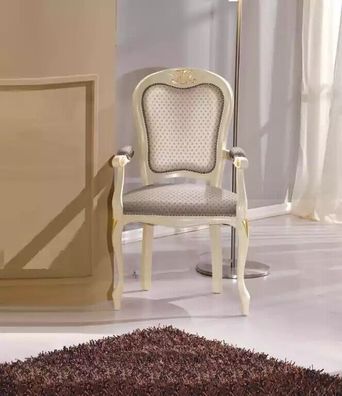 Designer Luxus Klassischer Stuhl Luxus Sessel Polster Wohnzimmer Möbel