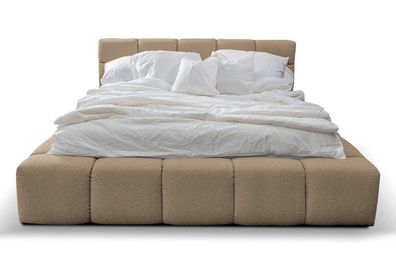 Schlafzimmer Design 180x200cm Betten Doppelbett Luxus Samt Textil Bett Doppel