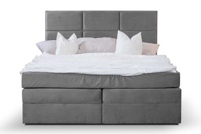 Doppel Bett Gepolsterte Betten Stoffbett Design Luxus Möbel 180x200 Bettrahmen