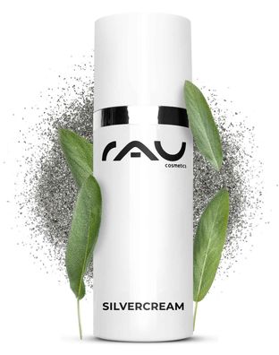 Rau Silvercream 50 ml Creme gegen Pickel bei Unreinheiten für Männer und Frauen