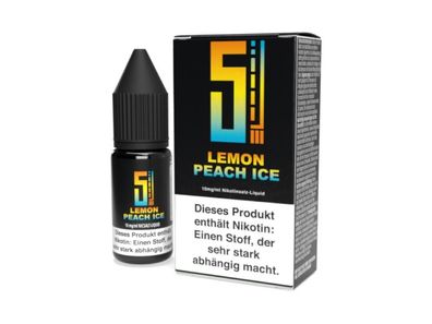 5EL - Lemon Peach Ice - Nikotinsalz Liquid 10 mg/ ml