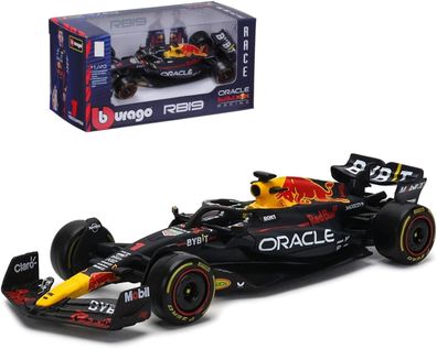 Bburago 18-38082 Modellauto Red Bull Racing F1 RB19 Verstappen #1 (Maßstab 1:43)
