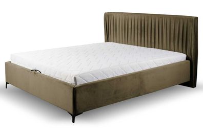 Modernes Bett Design Betten Holz Textil Schlafzimmer Bettgestell