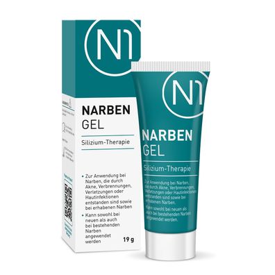 N1 Narbengel 19 g - (Narbenpflege auf Siliziumbasis] - für neue und alte Narben