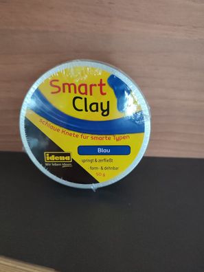 Idena 40268 Smart Clay, blau, ca. 50 g Knete