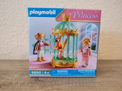 Playmobil Princess 9890 Königskinder mit Papageienkäfig NEU & OVP !!!
