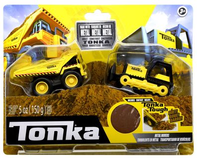 Tonka 37278 Kipplader und Bulldozer Baufahrzeuge 2er Packung Metal Neu & OVP