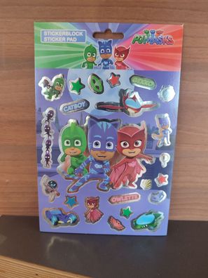 Stickerblock PJ Masks Undercover 8 Blatt