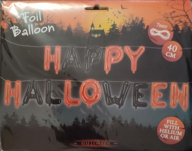 Happy Halloween 14x Folienballon 40cm Buchstaben Girlande NEU & OVP !!!
